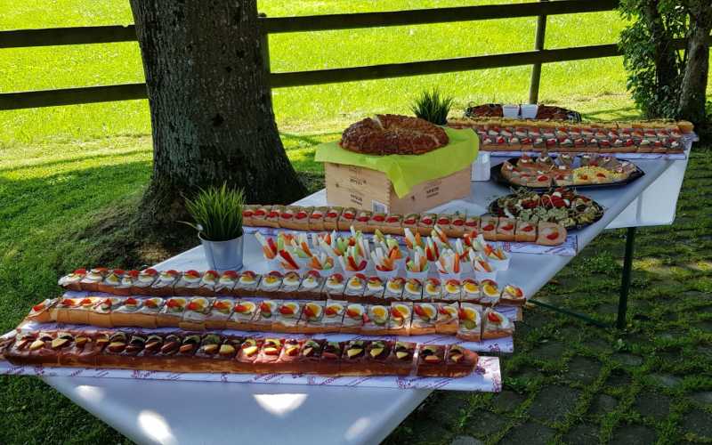 Hochzeitsapero, Buffet